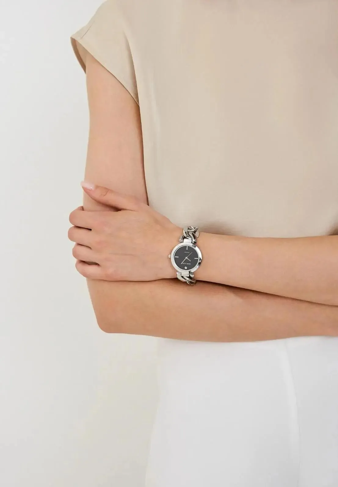 Anne Klein Diamond 4001BKSV