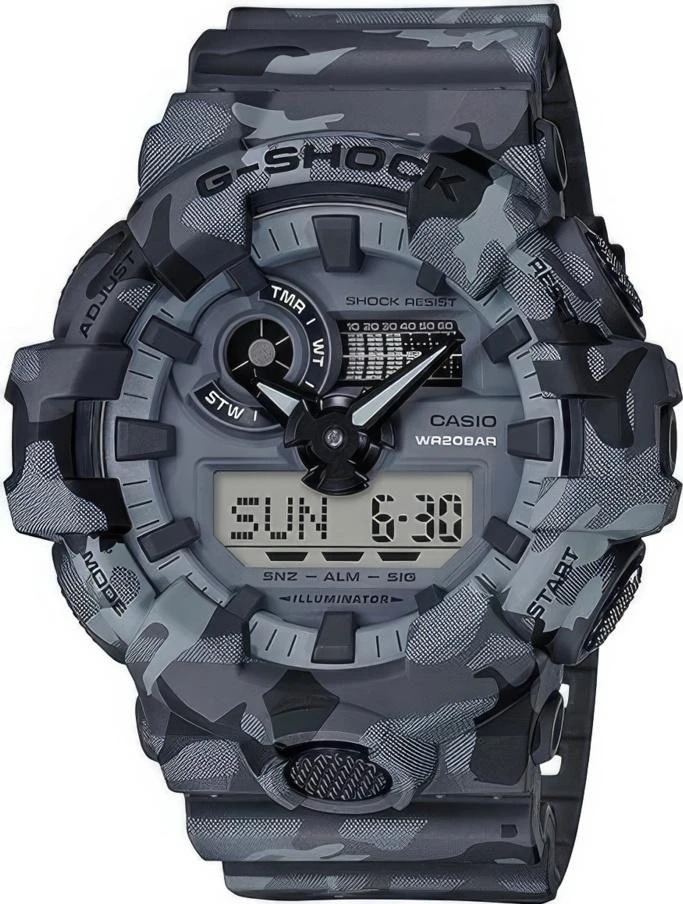 Наручные часы  Casio  G-Shock Casio GA-700CM-8A (фото 1) Наручные часы  Casio  G-Shock Casio GA-700CM-8A (фото 1)