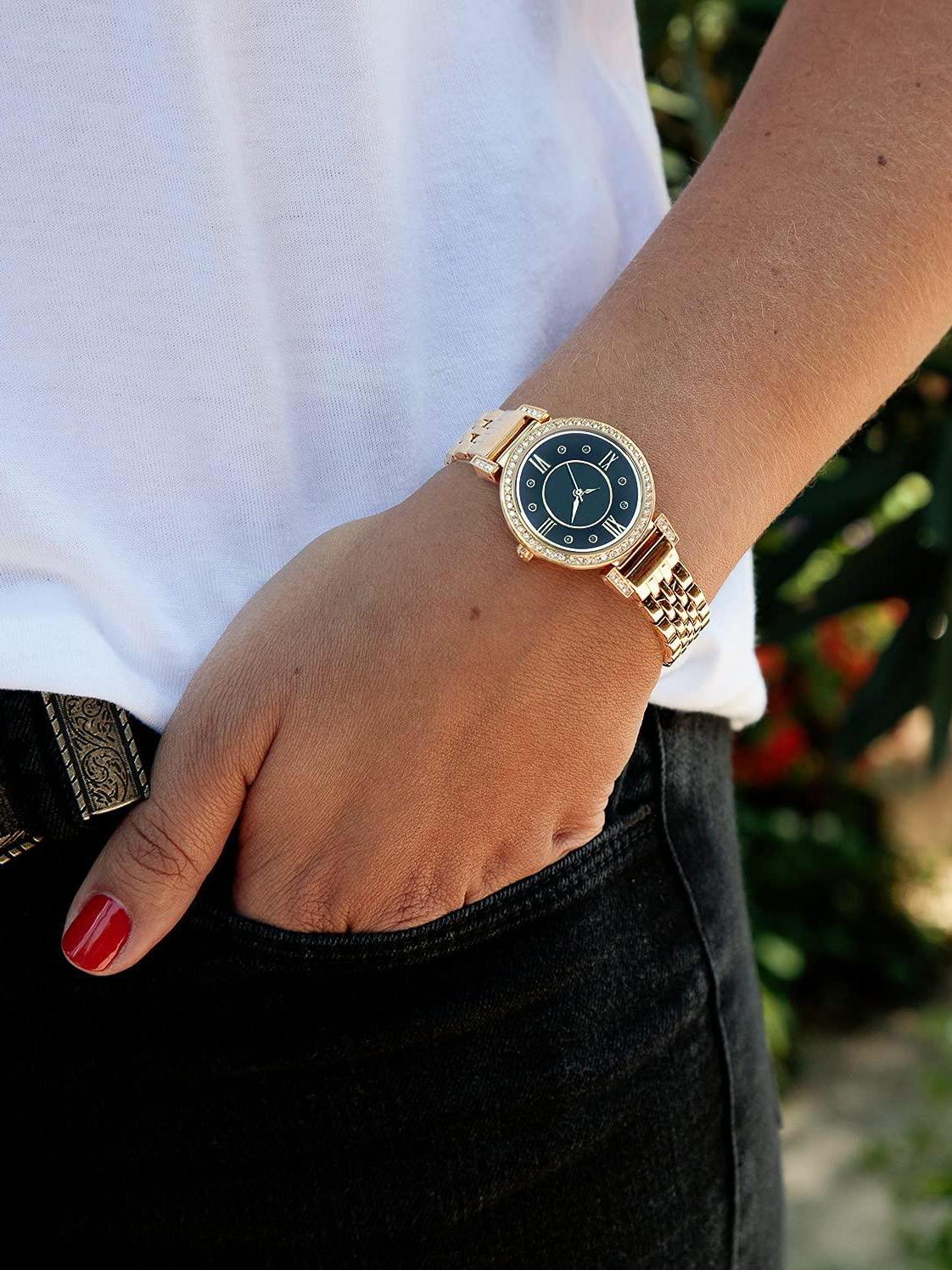 Anne Klein Steel 2928BKGB